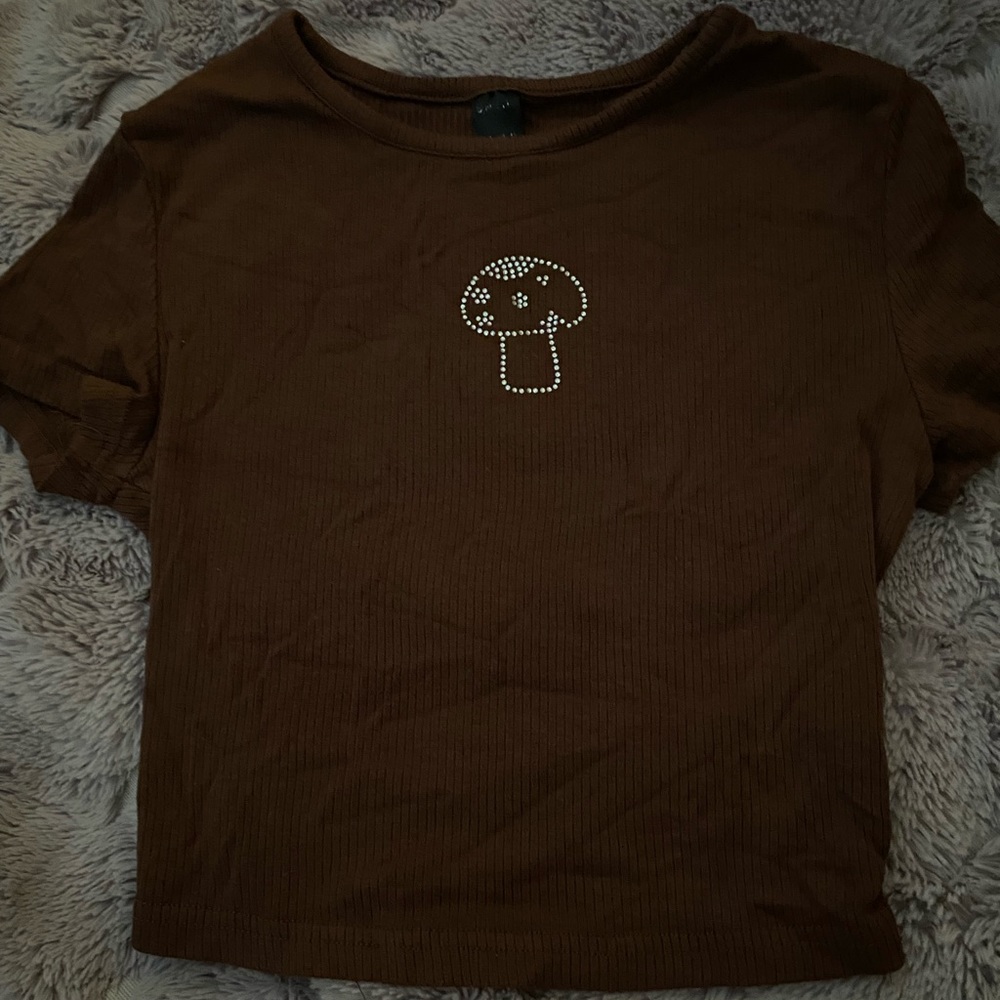 Mushroom Crop top